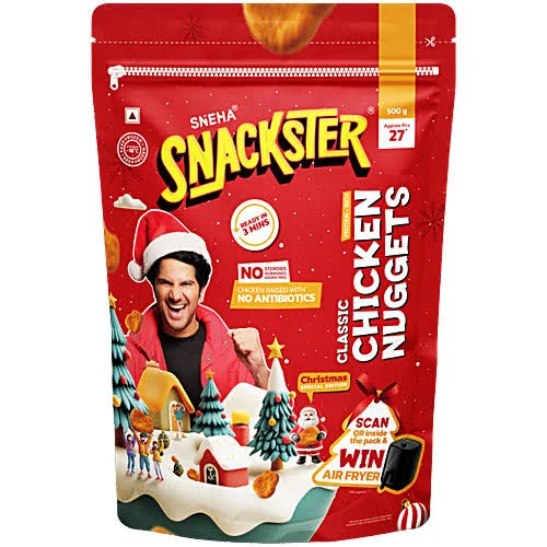 Sneha Snackster Classic Chicken Nuggets 500 g